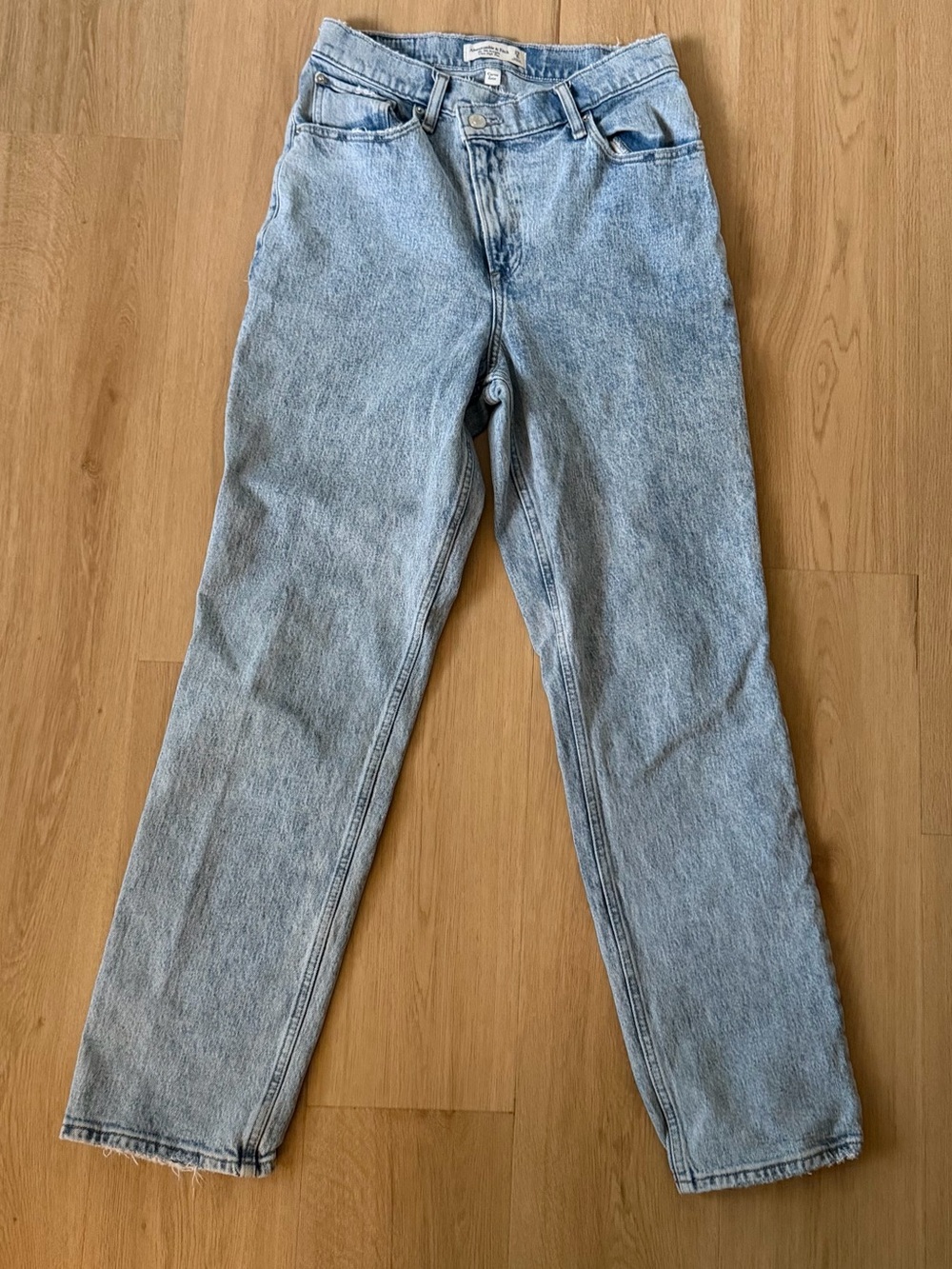 Abercrombie & Fitch Light Blue Straight Leg Jeans